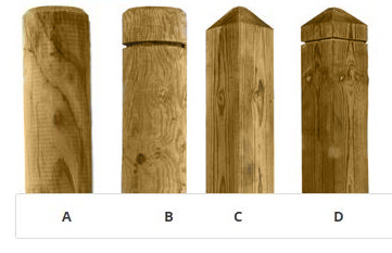 timber bollard Range